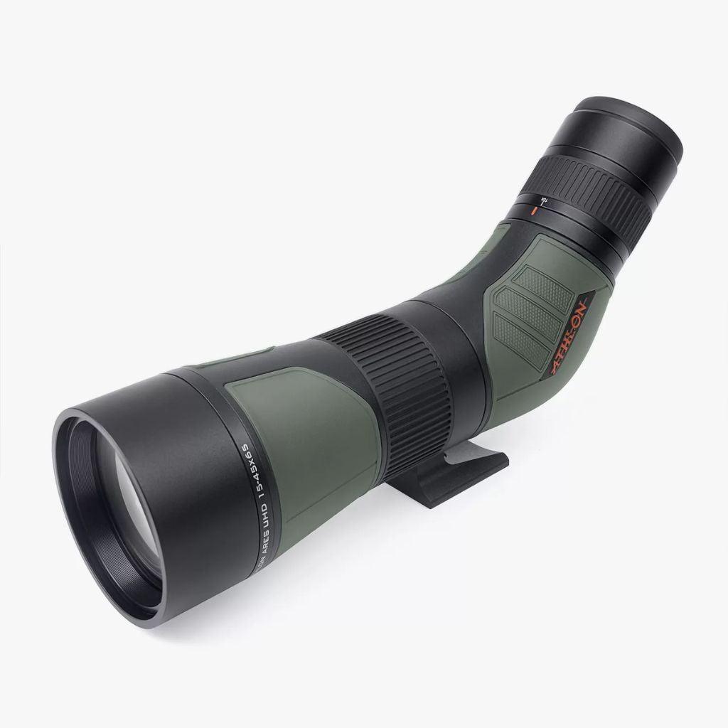 Athlon Optics ARES G2 UHD 15-45x65 Spotting Scope - Silverlight Optics