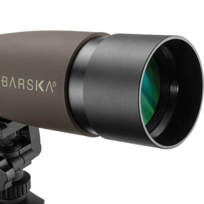 BARSKA 20-60x80mm WP Blackhawk Spotting Scope Angled - Silverlight Optics