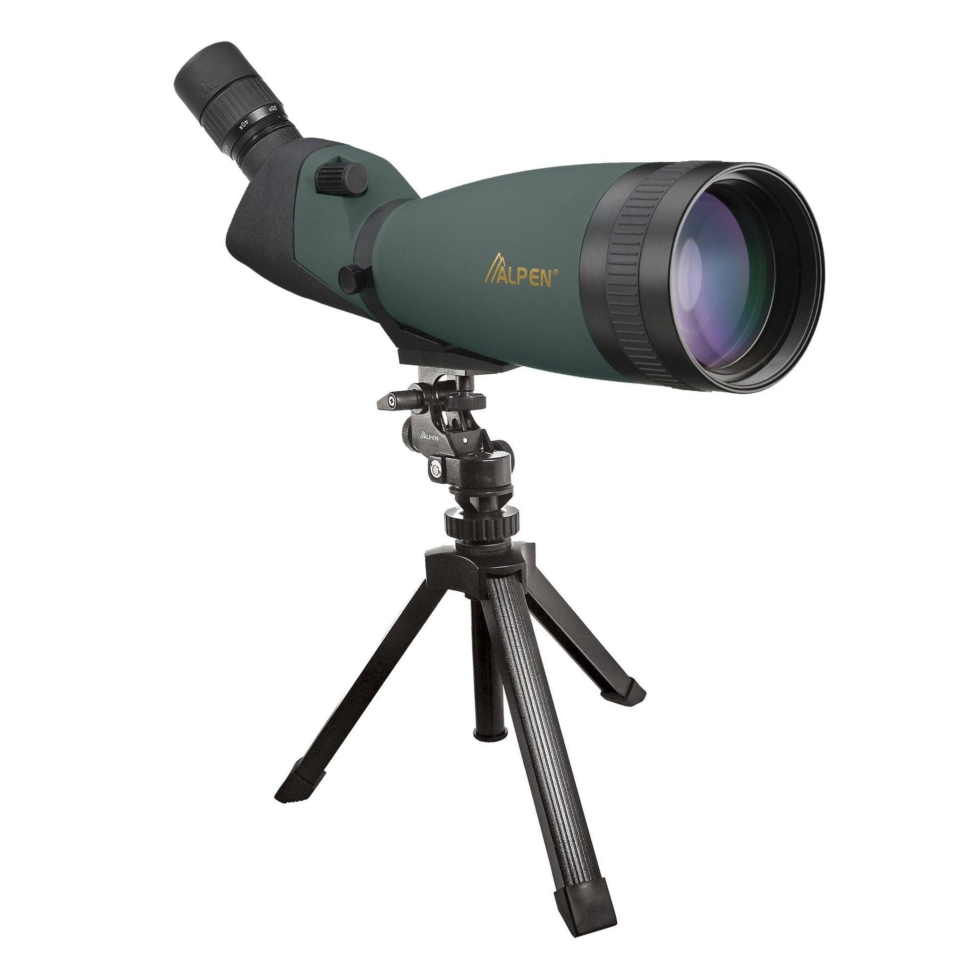 Alpen Shasta Ridge 25-75x100 Waterproof Spotting Scope - Silverlight Optics