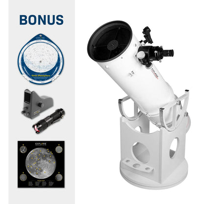 Explore FirstLight 10" Dobsonian Telescope Package - Silverlight Optics