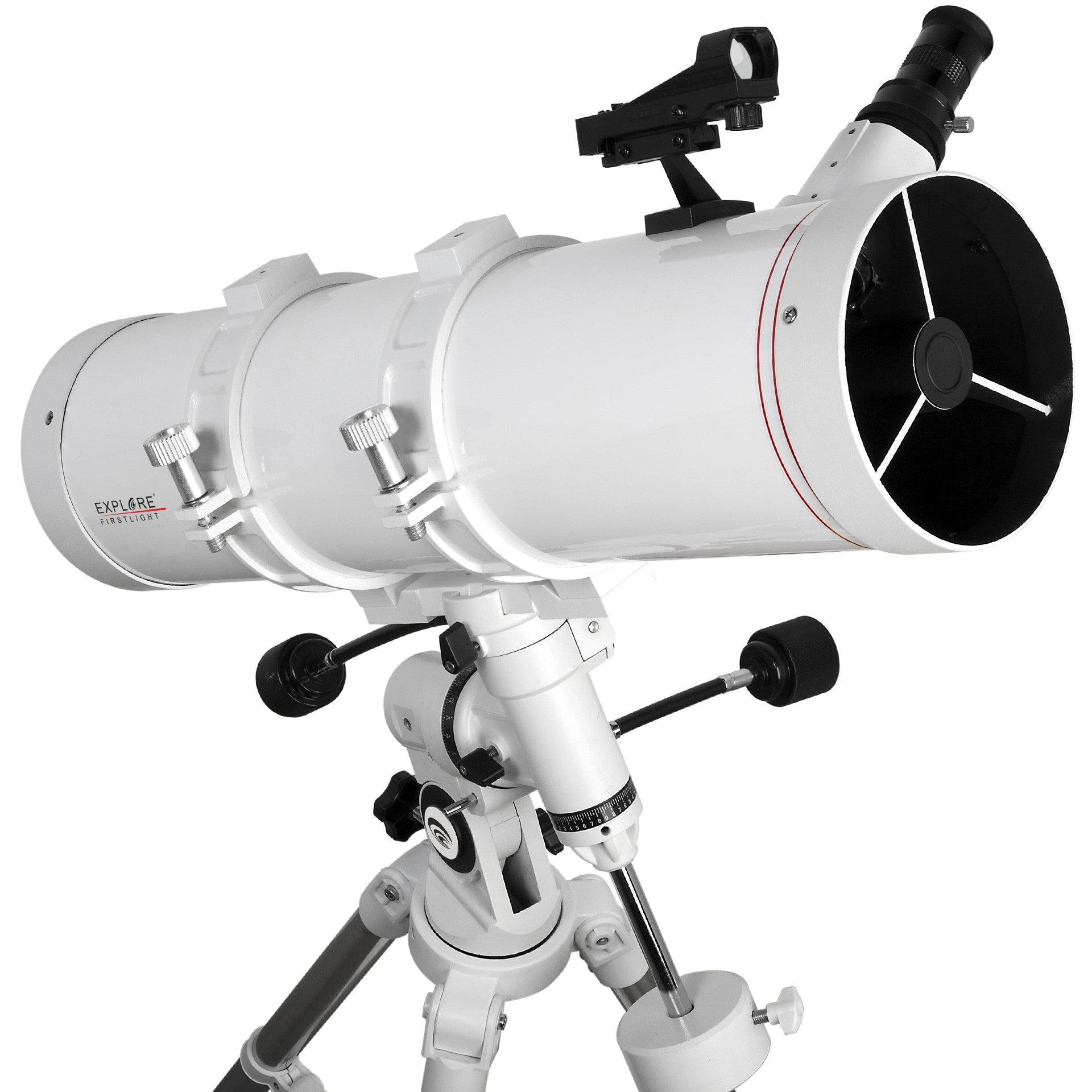 Explore FirstLight 130mm Newtonian Telescope with EQ3 Mount - Silverlight Optics