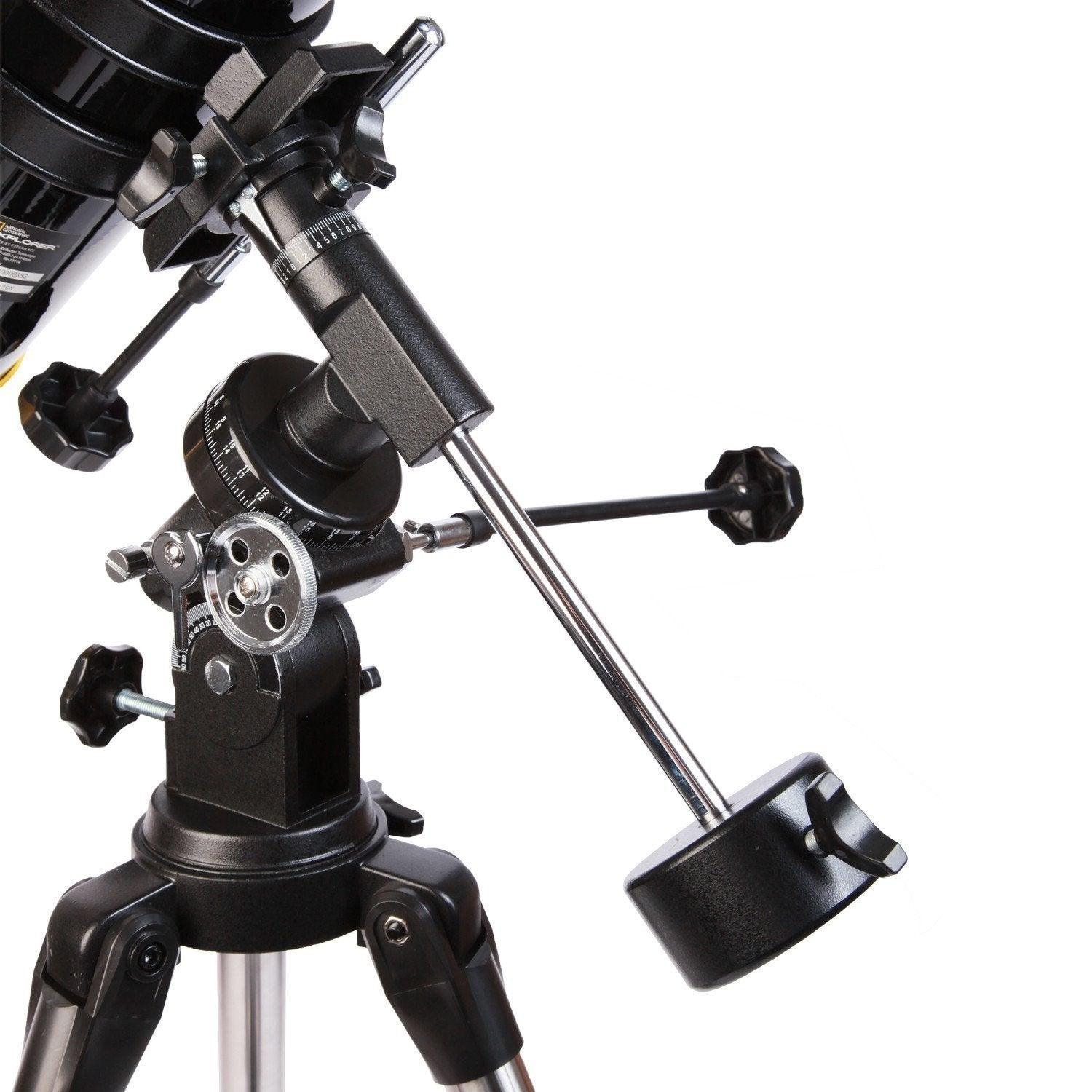 National Geographic NG114mm Newtonian Telescope w/ Equatorial Mount - Silverlight Optics