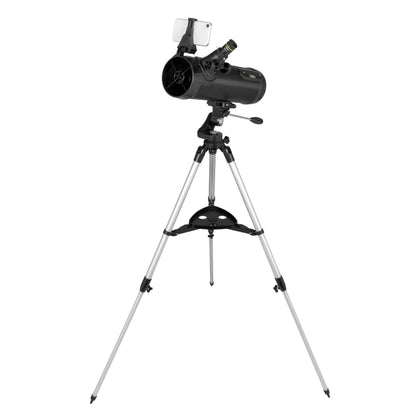 National Geographic StarApp114 - 114mm Reflector Telescope w/ Astronomy APP - Silverlight Optics