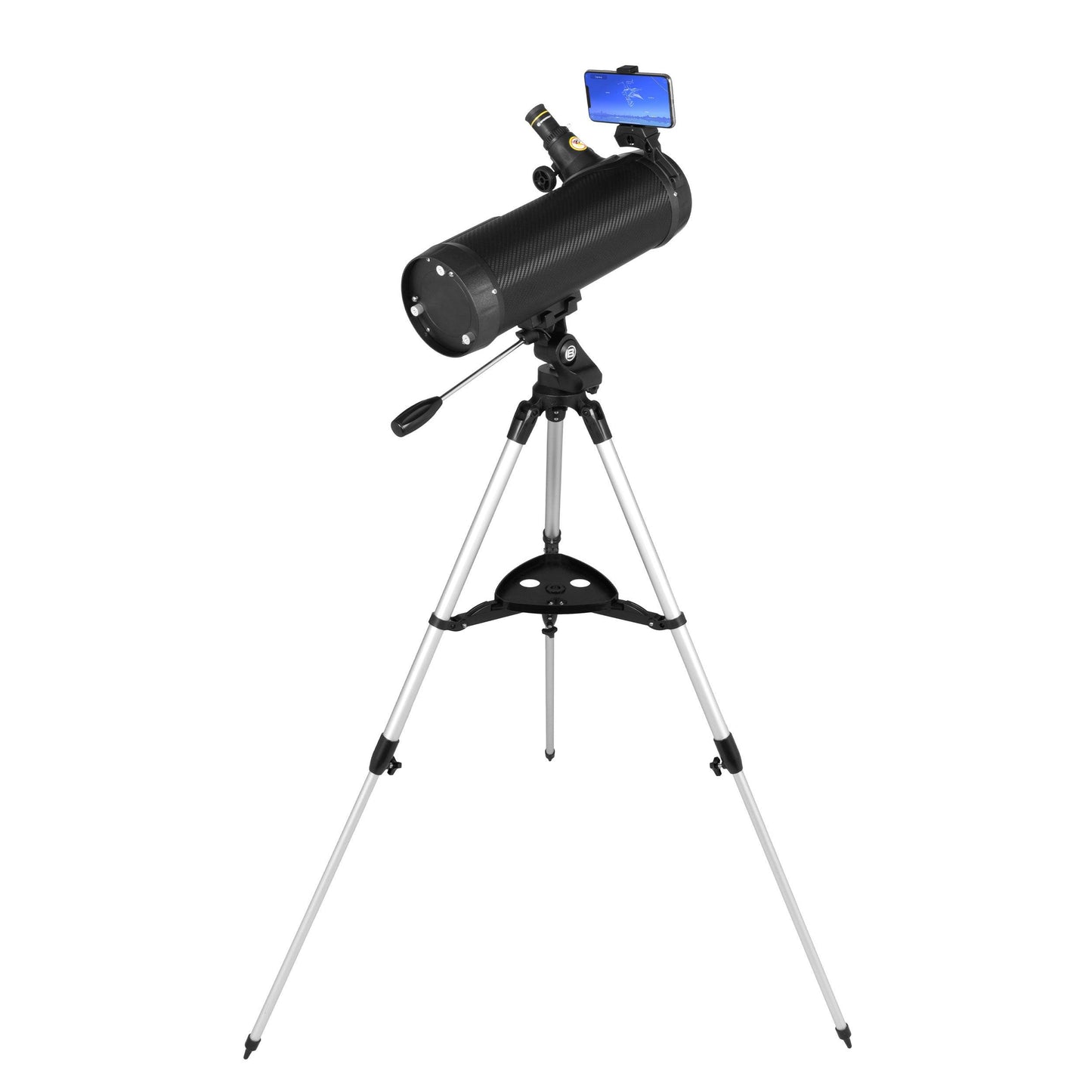 National Geographic StarApp114 - 114mm Reflector Telescope w/ Astronomy APP - Silverlight Optics